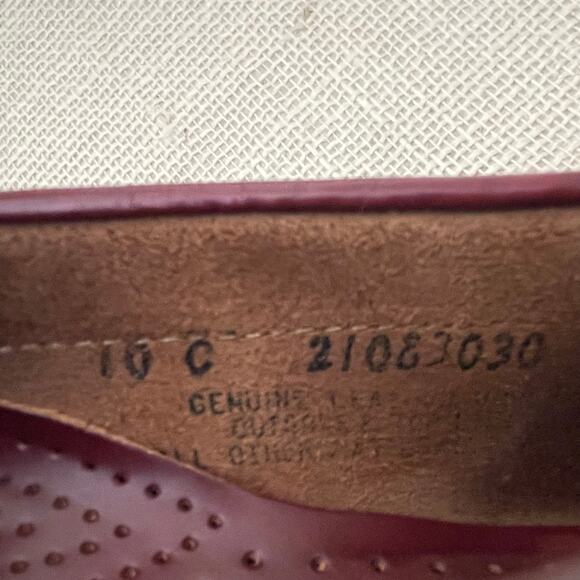 G.H. Bass Weejuns Original Oxblood Leather Dress Tassel Loafers Mens Size 10 - Picture 7 of 10